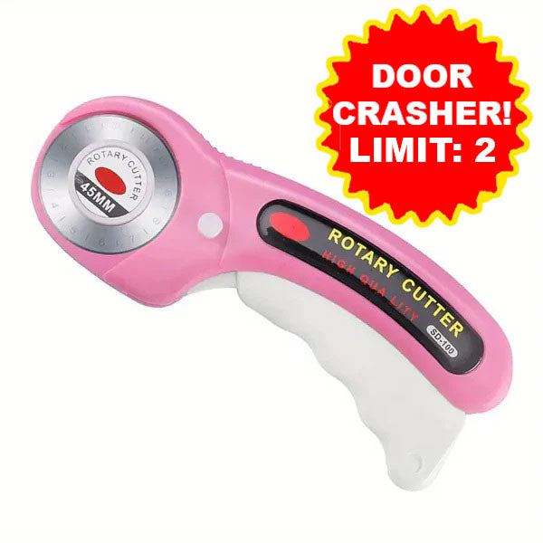 Basic Ergonomic 45mm Rotary Cutter - Dinkydoo Fabrics