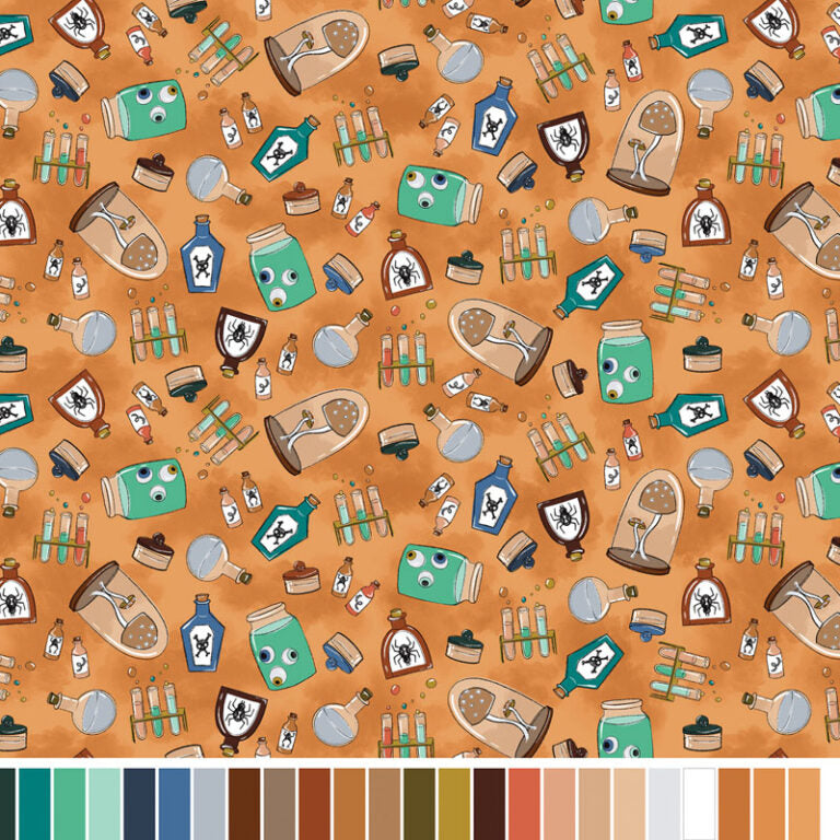 Spellbound - Pumpkin 17130-23 - Benartex