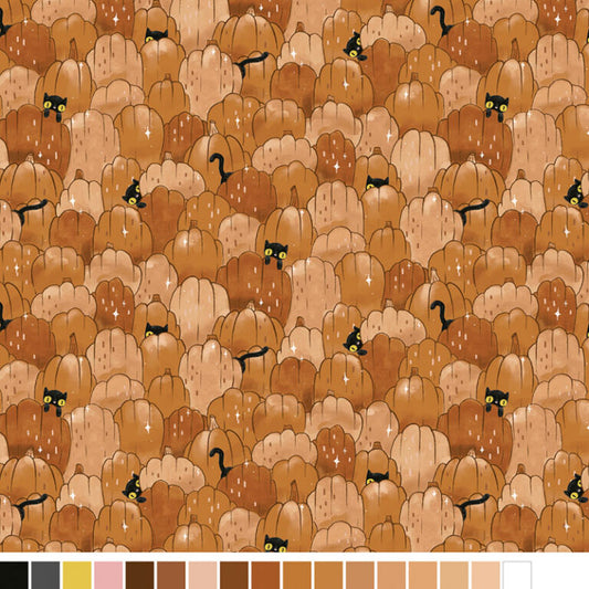 Spellbound - Brown Pumpkin 17131-77 - Benartex