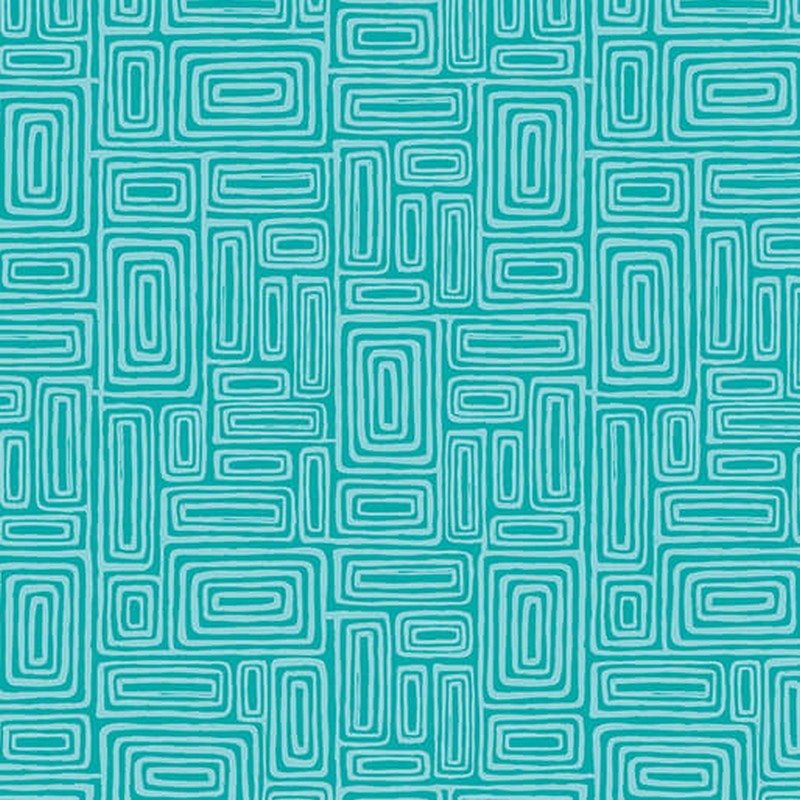 Find Your Way - Wander in Aqua - Benartex