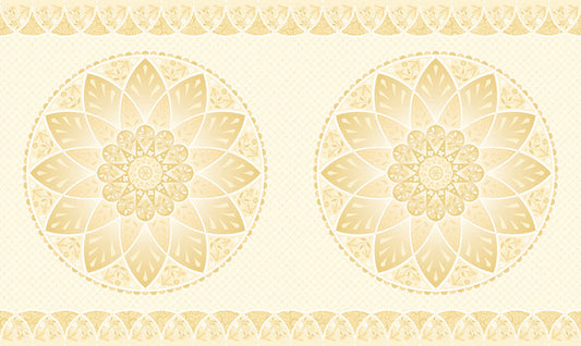 Moonlight Serenade - Cream PANEL 17221-07 - Benartex