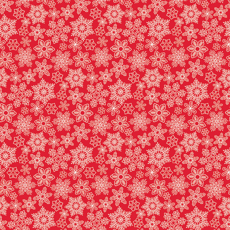 Gingerbread Lane - Christmas Red 17241-10 - Benartex