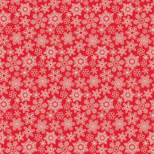 Gingerbread Lane - Christmas Red 17241-10 - Benartex