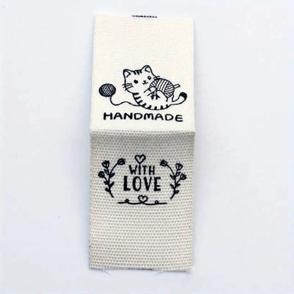 Handmade With Love Animal & Bow Tags