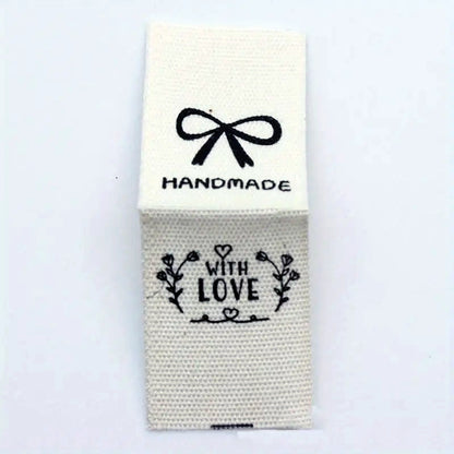 Handmade With Love Animal & Bow Tags