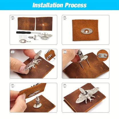 Beautiful Bee Purse Lock (Multiple Colours)