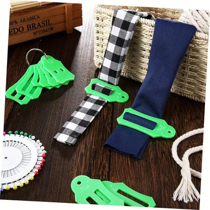 Bias Strip Maker Kit for Jelly Roll Rugs and More (10 Pcs)