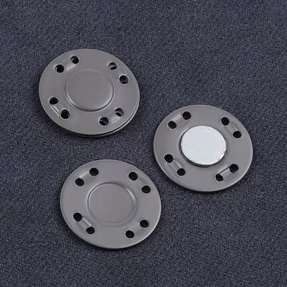 Invisible Slim Magnet Snap Button (5 Pc Set) 0.49"