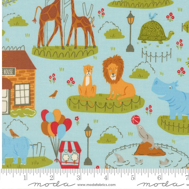 Animal Fun Park - Scenic in Water - Stacy Iest Hsu - Moda
