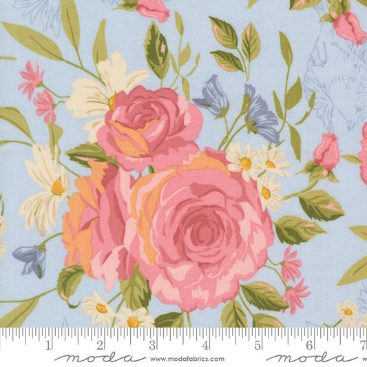 My Secret Garden - Grandma's Rose in Sky - Stacy Iest Hsu - Moda (Pre-order: Aug 2026)