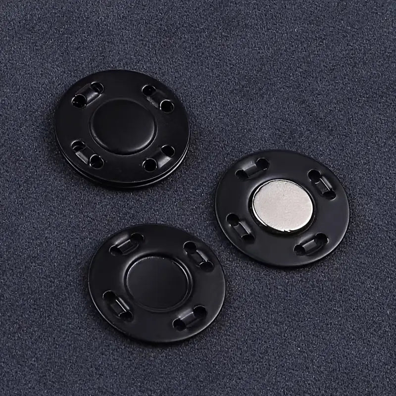 Invisible Slim Magnet Snap Button (5 Pc Set) 0.49"
