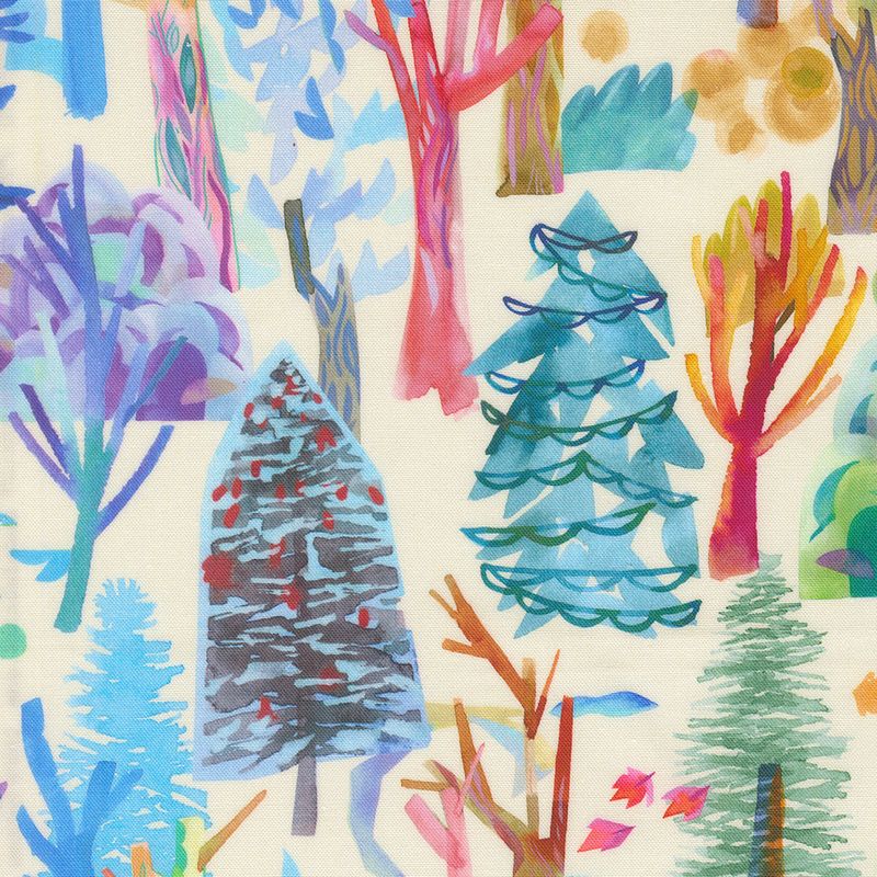 Northern Brights - Forest Season in Cloud - Amarilys Henderson - Moda