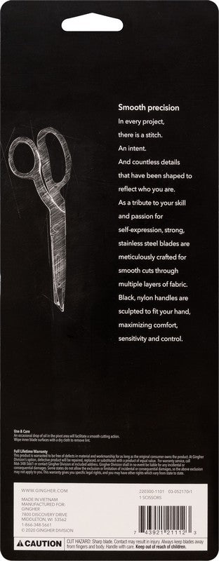 Gingher - 8" Featherweight Bent Trimmers (Pre-order: Jan 2026)