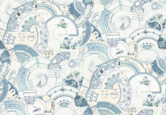 Larking - Ceramic Collage in Porcelain - Janet Clare - Moda