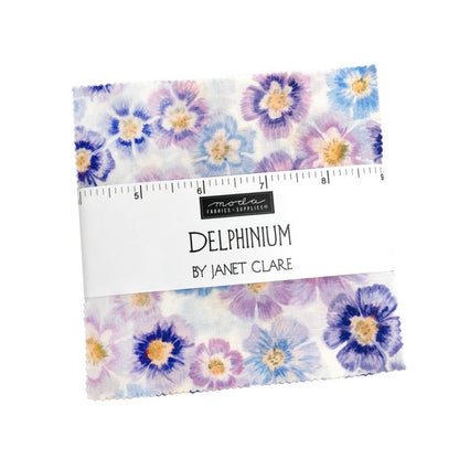 Delphinium - Charm Pack - Janet Clare - Moda (Pre-order: Apr 2026)