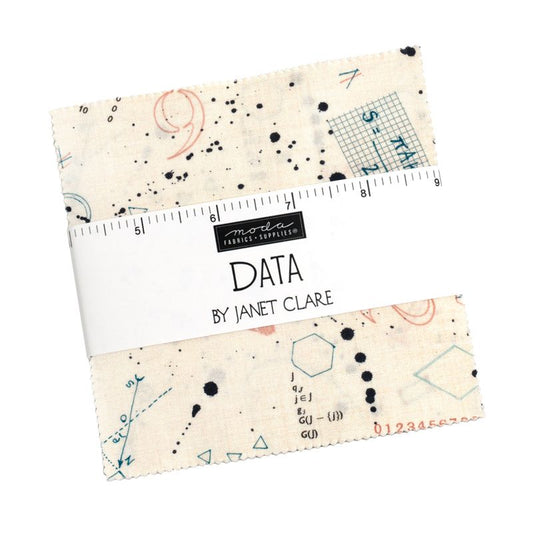 Data - Charm Pack - Janet Clare - Moda (Pre-order: Oct 2026)