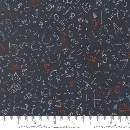 Data - Numerals in Hawking - Janet Clare - Moda (Pre-order: Oct 2026)