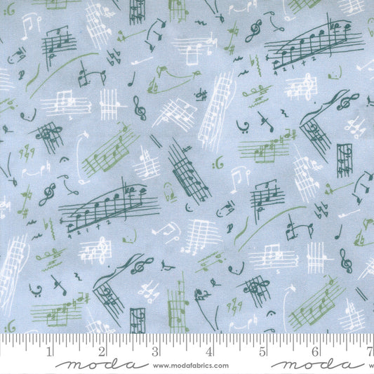 Flutterby - Minuet in Chalk Hill Blue - Janet Clare - Moda (Pre-order: Mar 2027)
