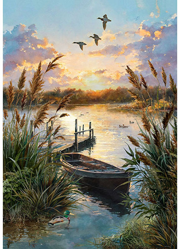 Lakeside Echo - PANEL 25664-311 - Lake - Hoffman