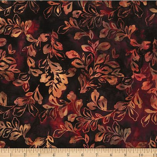 Bali Batiks - 2583-231 in Garnet - Hoffman Fabrics