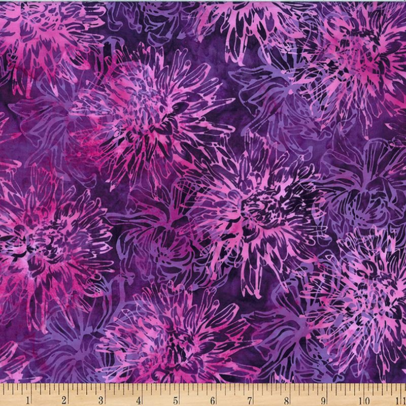 Bali Batiks - 2590-14 in Purple - Hoffman Fabrics