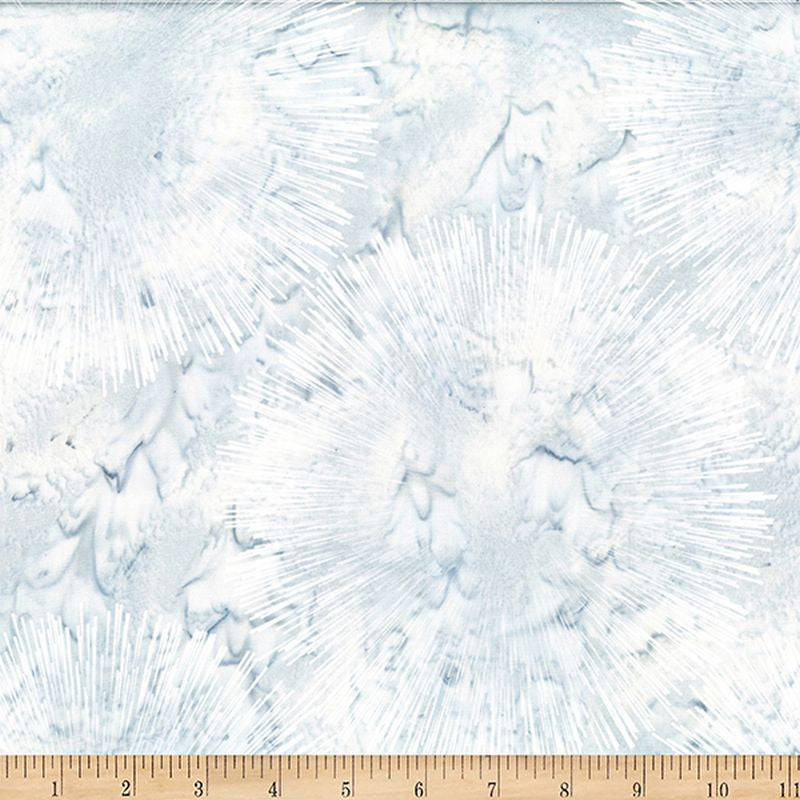 Bali Batiks - 2595-113 in Frost - Hoffman Fabrics