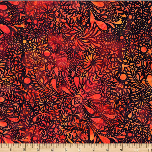 Bali Batiks - 2609-389 in Paprika - Hoffman Fabrics