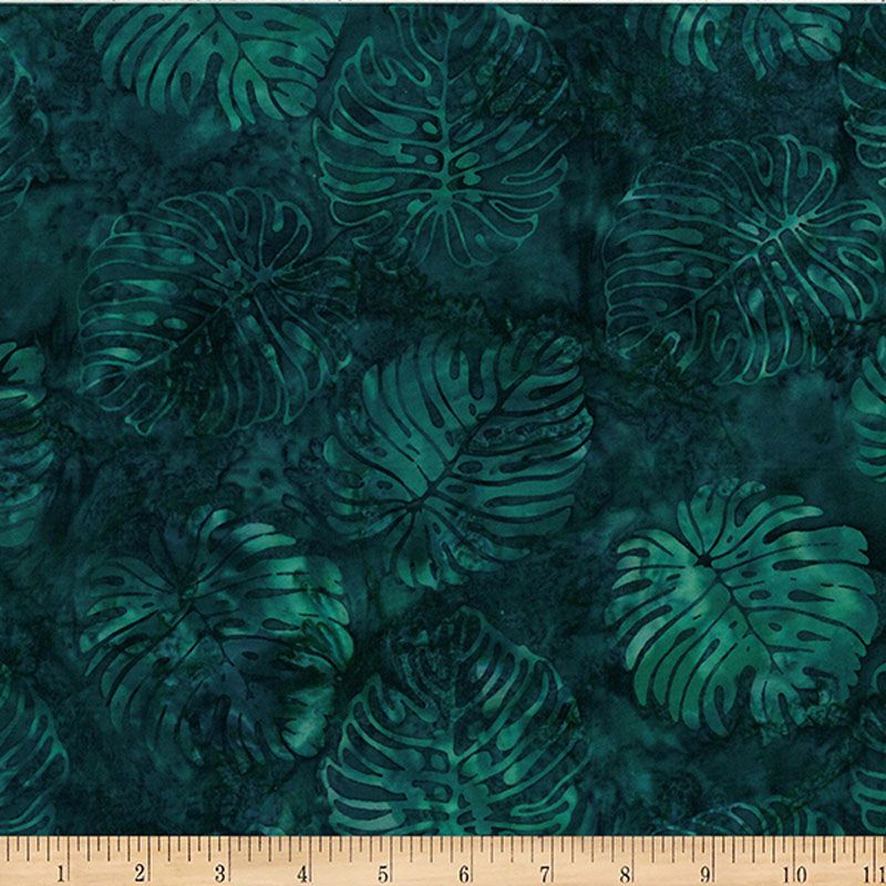 Bali Batiks - 2610-702 in Deep Emerald - Hoffman Fabrics
