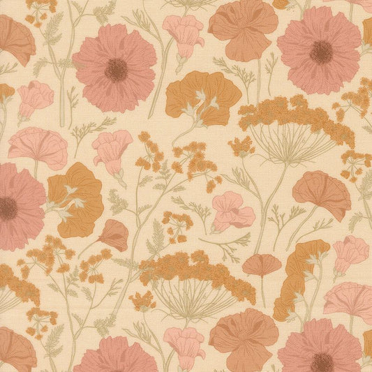 Petalush - Pressed Flower in Ballerina - Kiley's Quilt Room - Moda (Pre-order: Aug 2026)