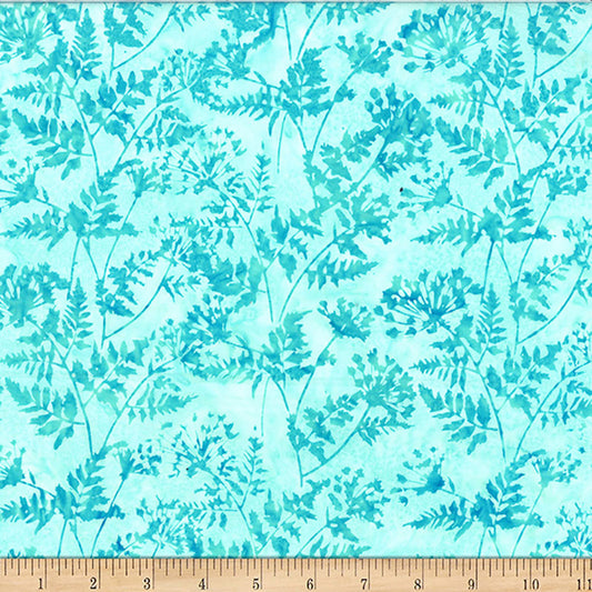 Bali Batiks - 2630-61 in Turquoise - Hoffman Fabrics