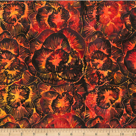 Bali Batiks - 2633-389 in Paprika - Hoffman Fabrics