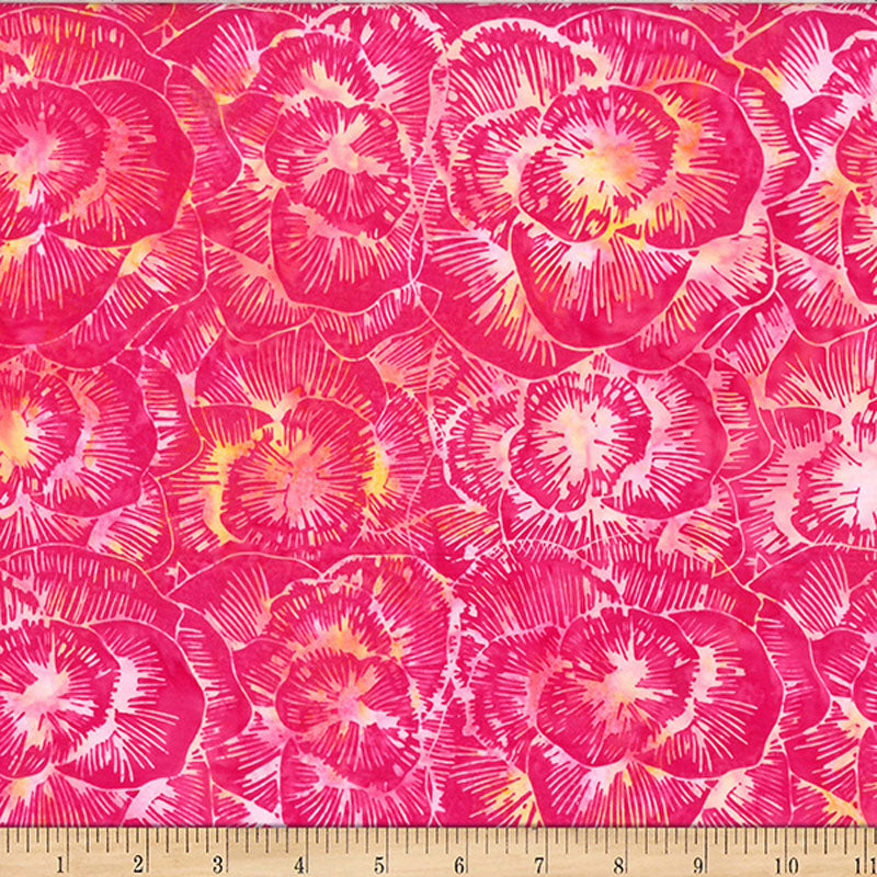 Bali Batiks - 2633-474 in Punch - Hoffman Fabrics