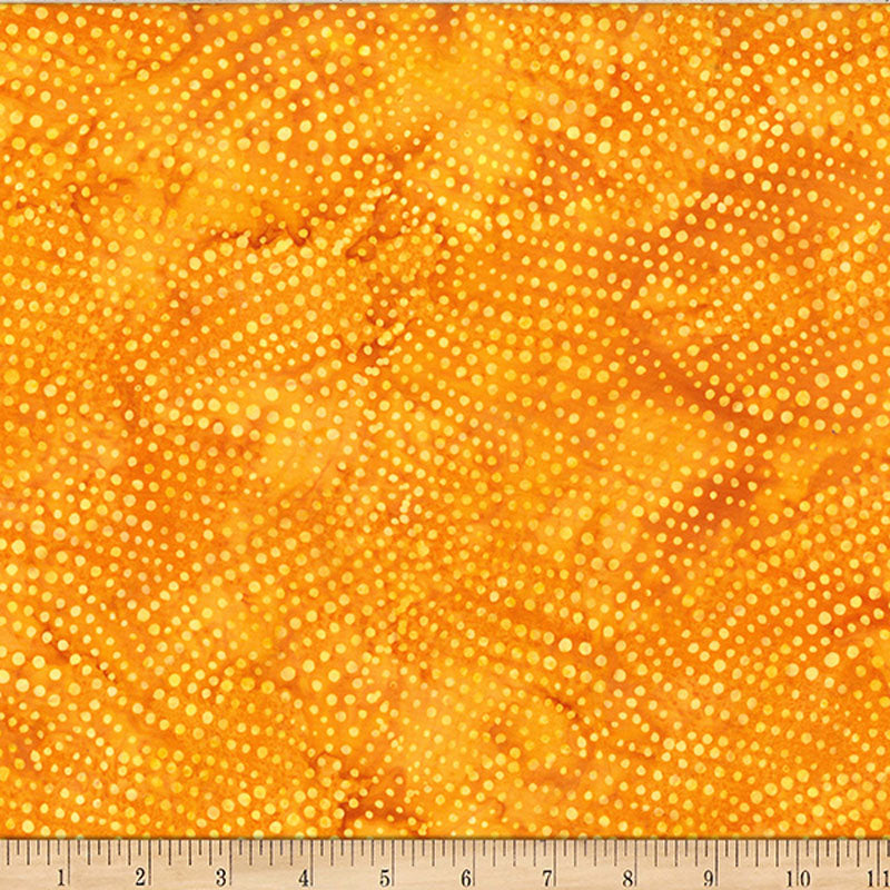 Bali Batiks - 2637-47 in Gold - Hoffman Fabric