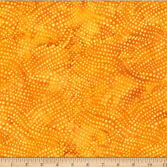 Bali Batiks - 2637-47 in Gold - Hoffman Fabric