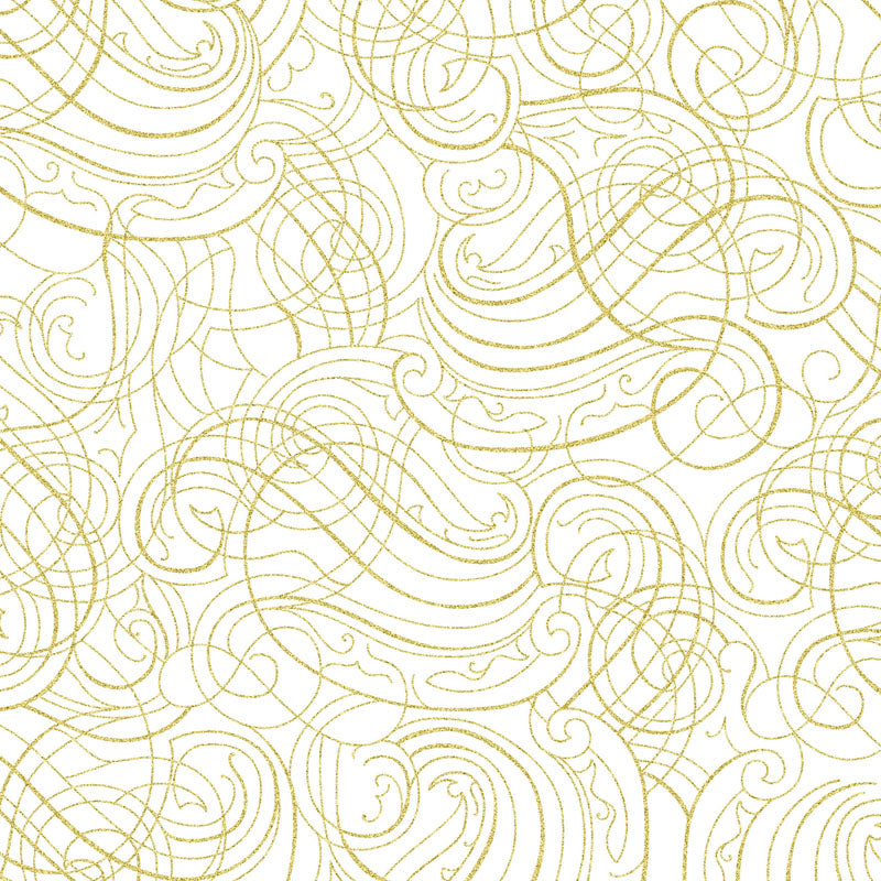Christmas Wish - White/Gold 27824-3 - Hoffman