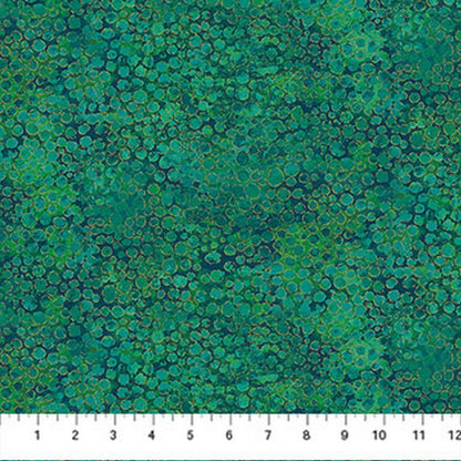 Shimmer Metallic Precuts - Jelly Roll - Lagoon/Peacock - Northcott (Pre-order: Mar 2026)