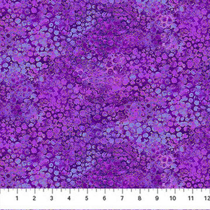 Shimmer Metallic Precuts - Layer Cake - Pansy/Deep Sea - Northcott (Pre-order: Mar 2026)