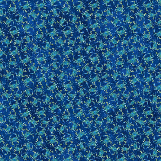 Atlantic Coast - Crabs in Blue - Deborah Edwards - Northcott