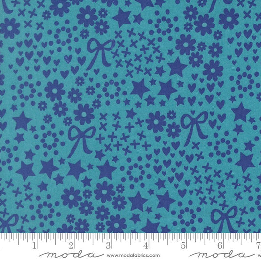 Maker's Delight - Doodles in Blue Chill - Chrissy Lux - Moda (Pre-order: Oct 2026