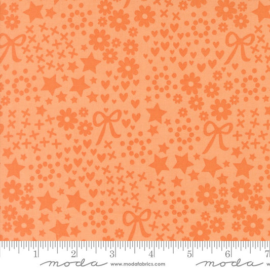Maker's Delight - Doodles in Cantaloupe - Chrissy Lux - Moda (Pre-order: Oct 2026