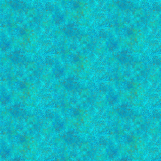 Shimmer Enigma - Pebbles in Dark Turquoise Metallic - Deborah Edwards - Northcott (Pre-order:Jun 2025)
