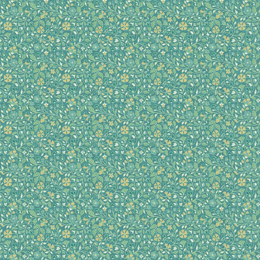 Mariposa - Small Trail in Teal - Elena Belokrinitski - Northcott (Pre-order: Feb 2026)