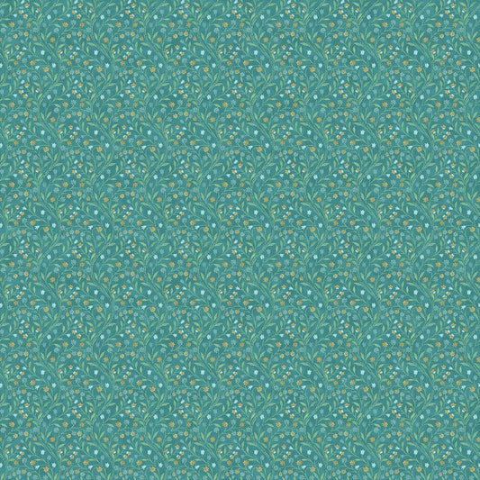 Mariposa - Mini Trail in Dark Teal - Elena Belokrinitski - Northcott (Pre-order: Feb 2026)