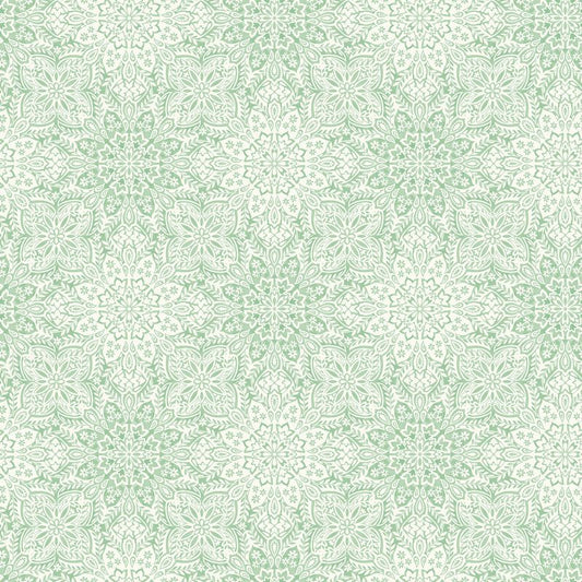 Mariposa - Tonal Mandala in Light Green - Elena Belokrinitski - Northcott (Pre-order: Feb 2026)
