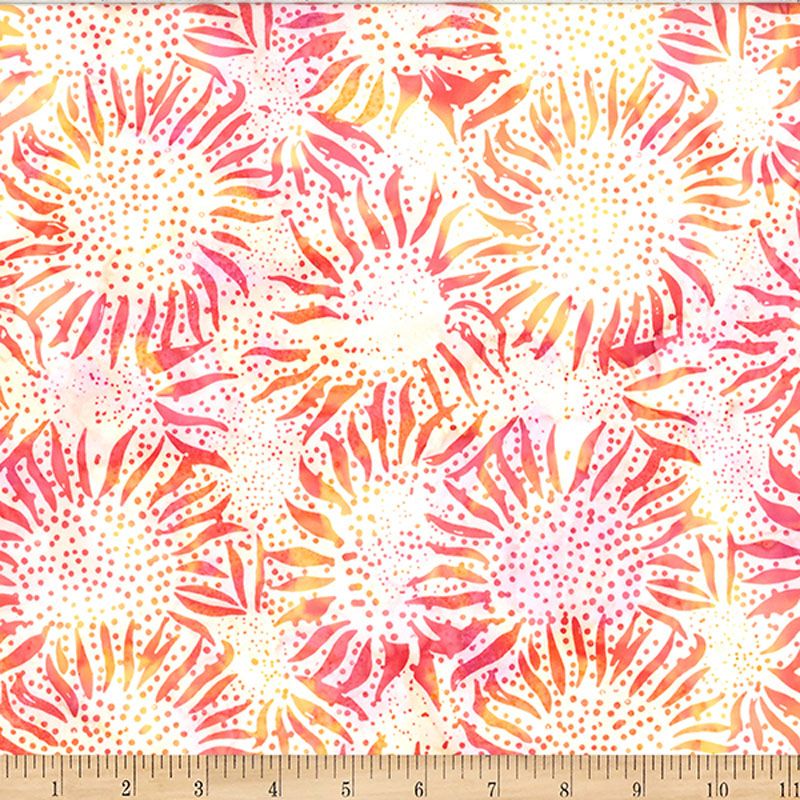 Bali Batiks - 2884-224 in Poppy - Hoffman Fabrics