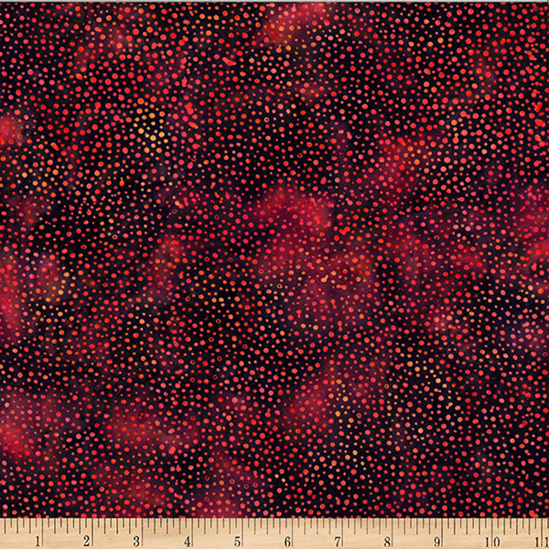 Dot Batiks - 28851-389 in Paprika - Hoffman Fabric