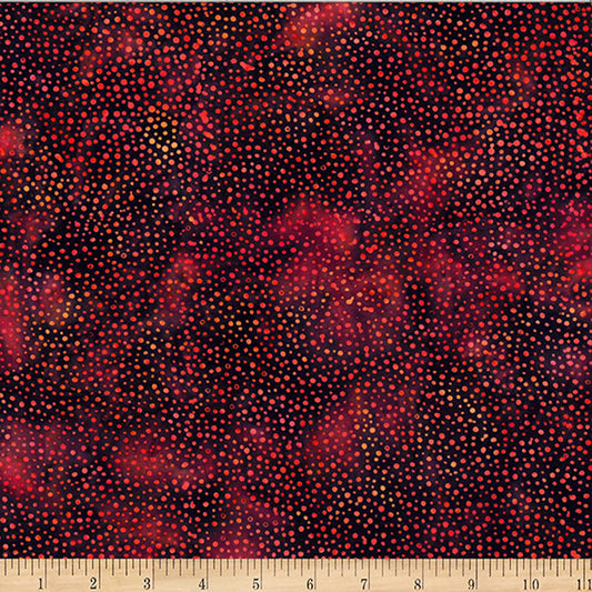 Dot Batiks - 28851-389 in Paprika - Hoffman Fabric