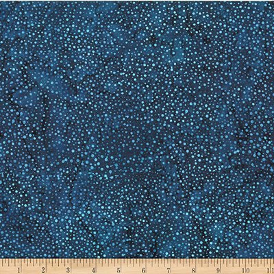 Dot Batiks - 28851-758 in Dark Blue - Hoffman Fabric