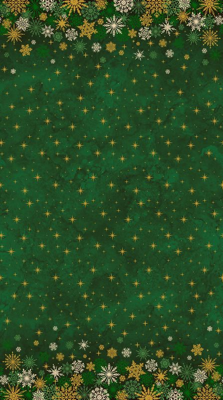 Oh Christmas Tree - Ombre in Green METALLIC - Deborah Edwards - Northcott (Pre-order: June 2026)