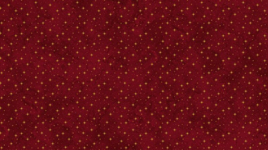 Oh Christmas Tree - Stars in Red METALLIC - Deborah Edwards - Northcott (Pre-order: June 2026)